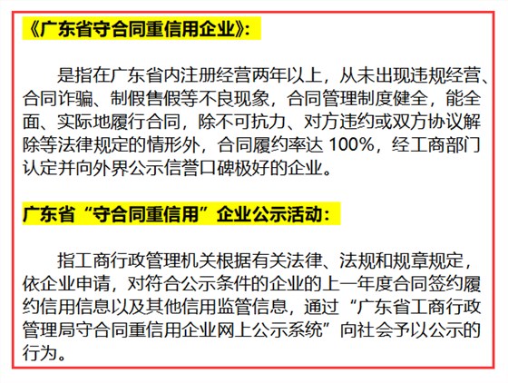 原來守合同重信用企業(yè)是這個意思，你知道嗎？